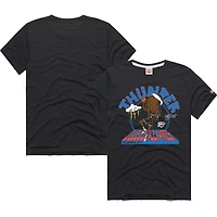 Unisex Homage Shai Gilgeous-Alexander Charcoal Oklahoma City Thunder 2024/25 City Edition Caricature Tri-Blend T-Shirt