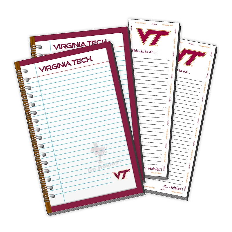 Virginia Tech Hokies 4-Pack Memo Pad & Things To Do Pad
