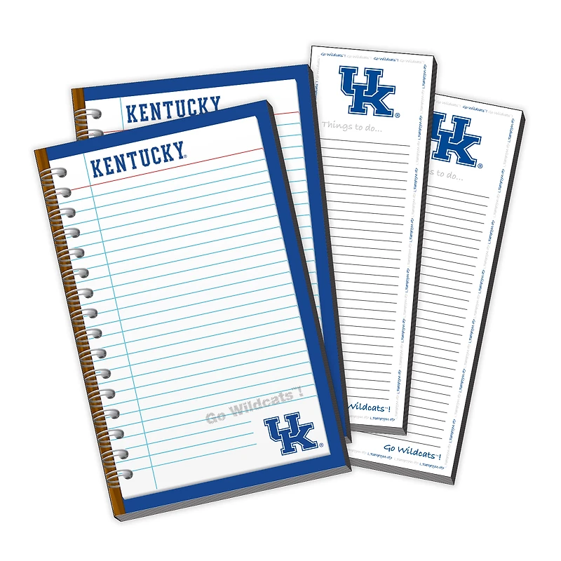 Kentucky Wildcats 4-Pack Memo Pad & Things To Do Pad