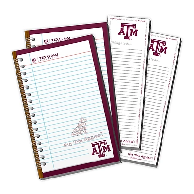 Texas A&M Aggies 4-Pack Memo Pad & Things To Do Pad