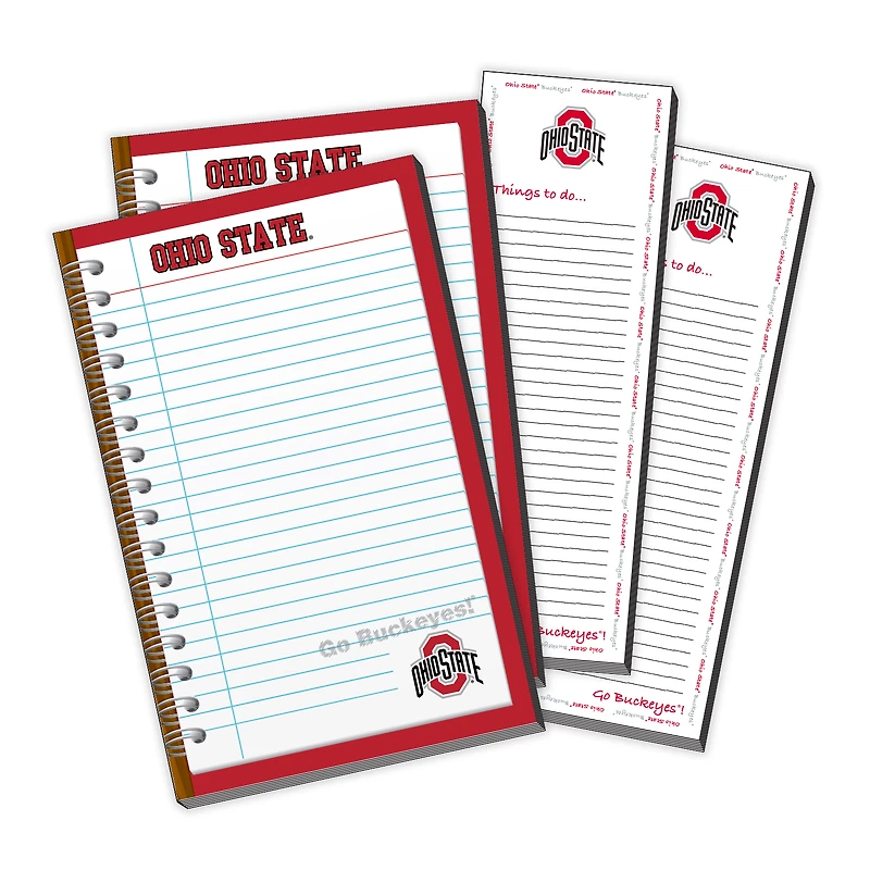 Ohio State Buckeyes 4-Pack Memo Pad & Things To Do Pad