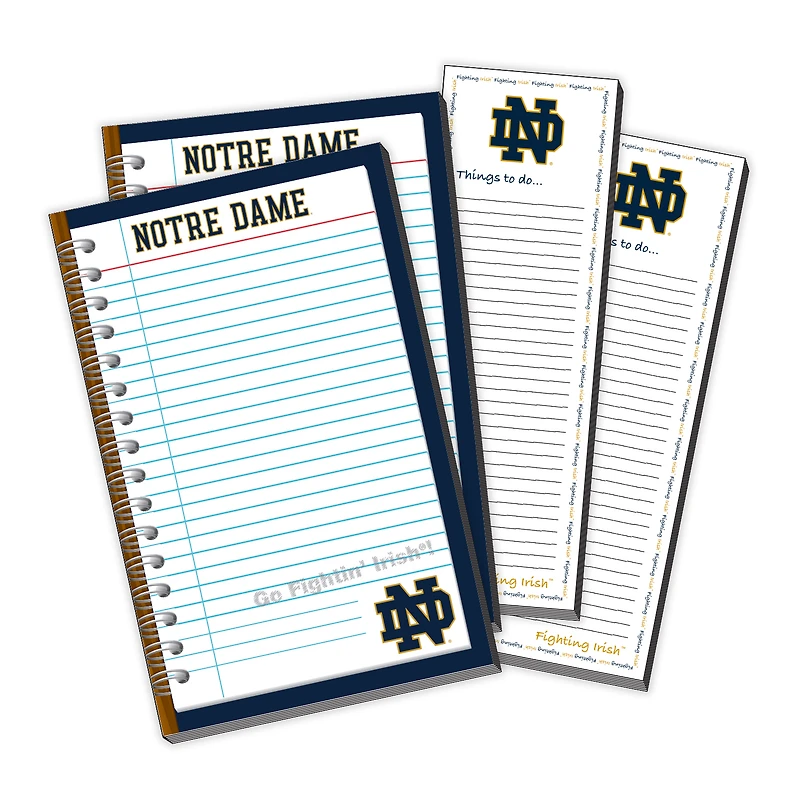Notre Dame Fighting Irish 4-Pack Memo Pad & Things To Do Pad