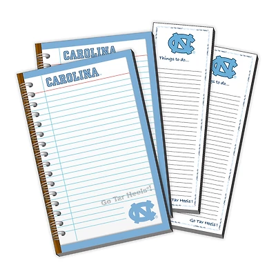 North Carolina Tar Heels 4-Pack Memo Pad & Things To Do Pad