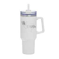 White Houston Cougars 40oz. Rocky My State Tumbler