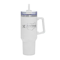 White Xavier Musketeers 40oz. Rocky My State Tumbler