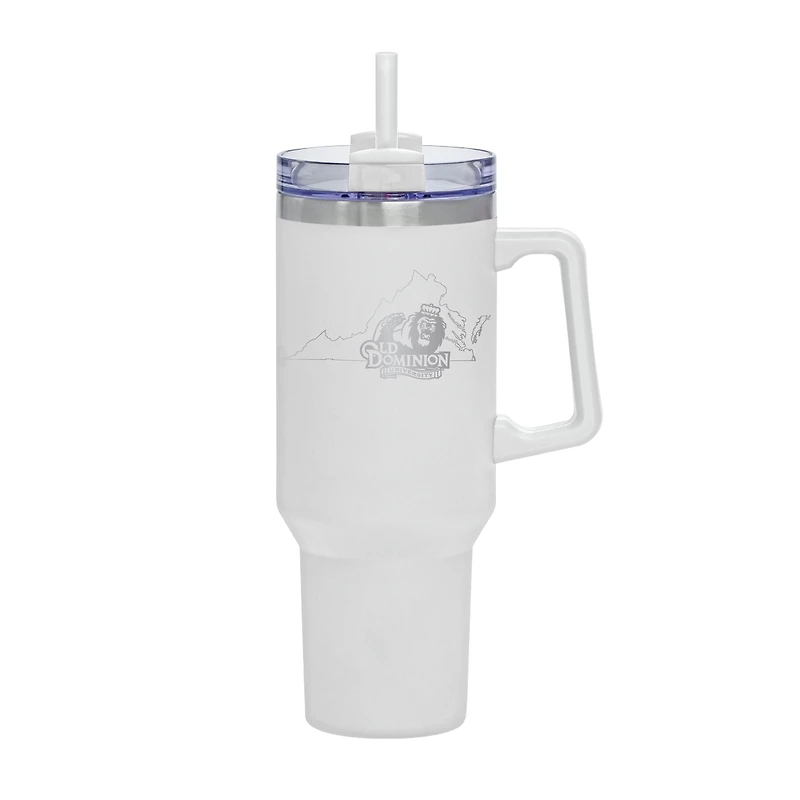 White Old Dominion Monarchs 40oz. Rocky My State Tumbler