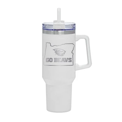 White Oregon State Beavers 40oz. Rocky My State Tumbler
