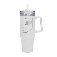 White Purdue Boilermakers 40oz. Rocky My State Tumbler