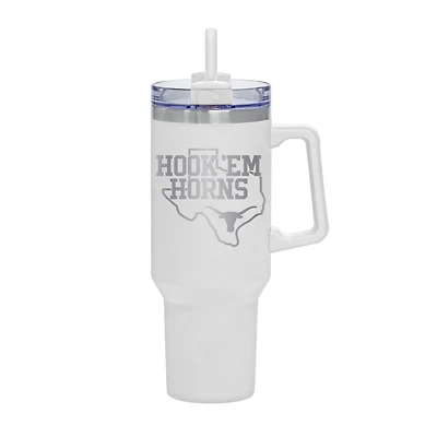 White Texas Longhorns 40oz. Rocky My State Tumbler