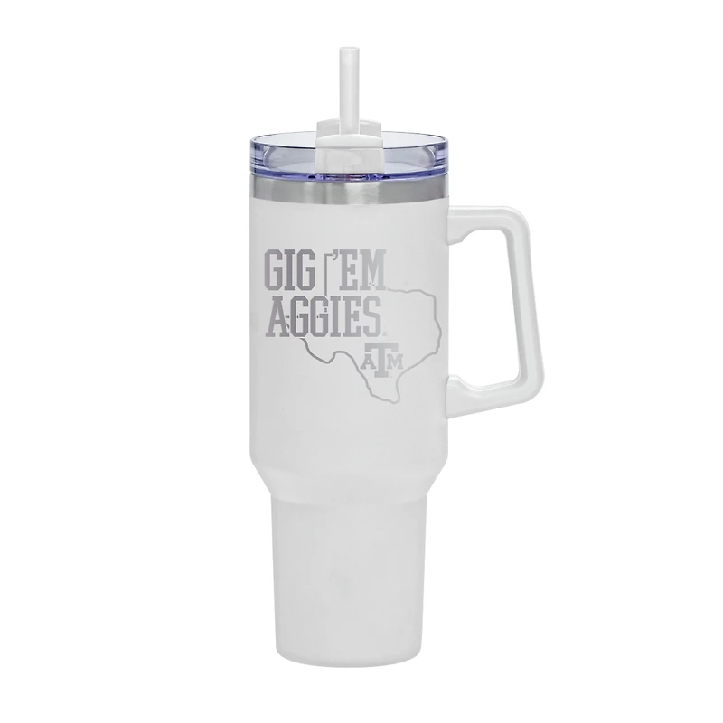 White Texas A&M Aggies 40oz. Rocky My State Tumbler