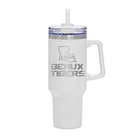 White LSU Tigers 40oz. Rocky My State Tumbler