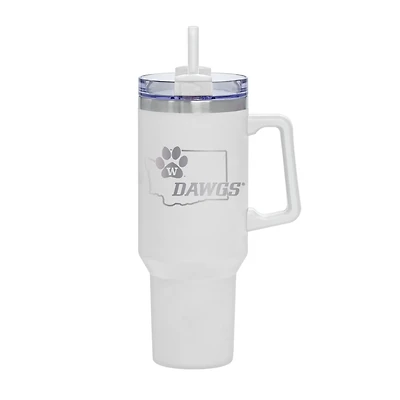 White Washington Huskies 40oz. Rocky My State Tumbler