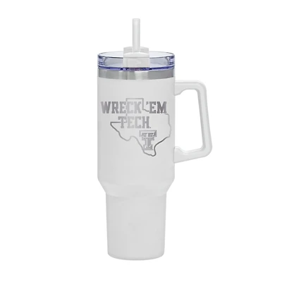 White Texas Tech Red Raiders 40oz. Rocky My State Tumbler