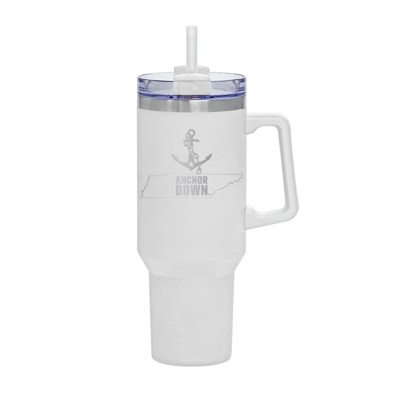 White Vanderbilt Commodores 40oz. Rocky My State Tumbler