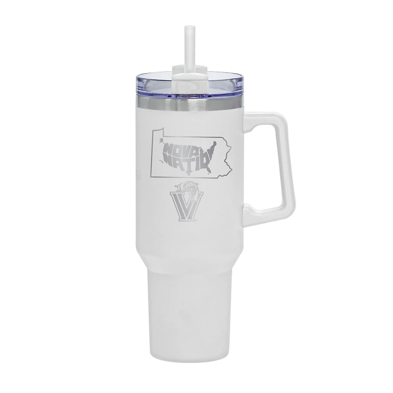 White Villanova Wildcats 40oz. Rocky My State Tumbler