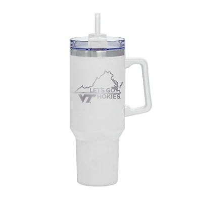White Virginia Tech Hokies 40oz. Rocky My State Tumbler