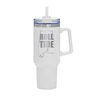 White Alabama Crimson Tide 40oz. Rocky My State Tumbler