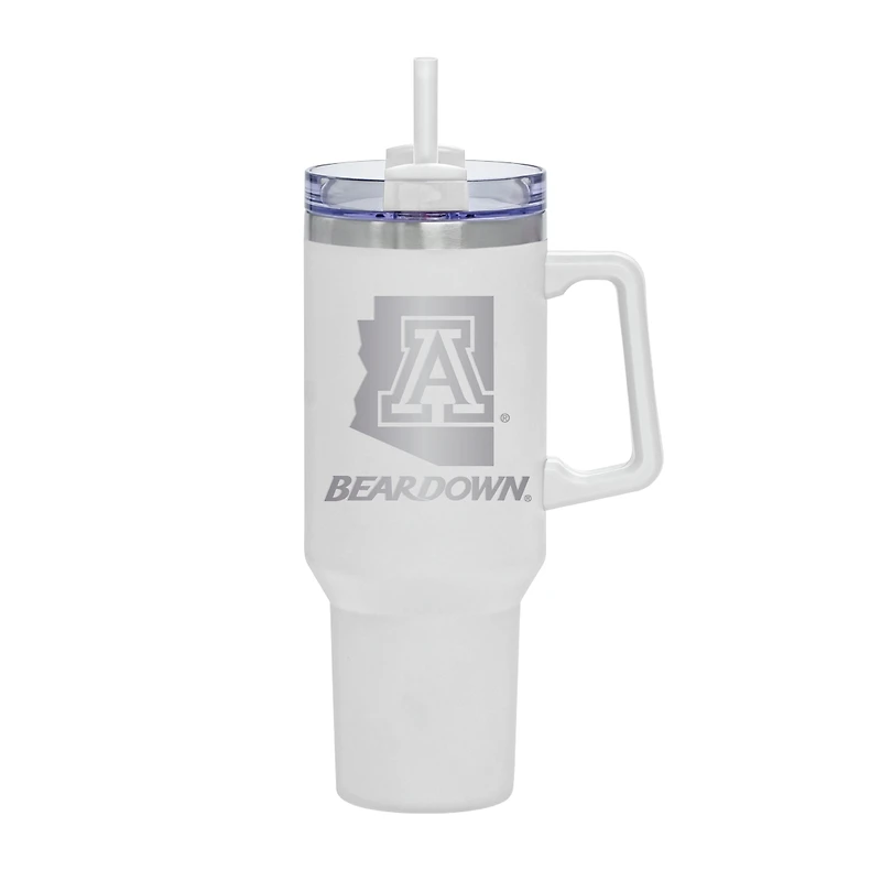 White Arizona Wildcats 40oz. Rocky My State Tumbler