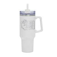 White Gonzaga Bulldogs 40oz. Rocky My State Tumbler