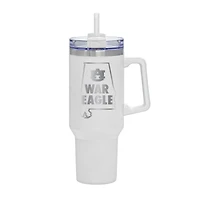 White Auburn Tigers 40oz. Rocky My State Tumbler