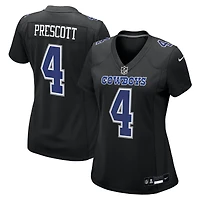 Women's Nike Dak Prescott Carbon Black Dallas Cowboys Fashion Game Jersey