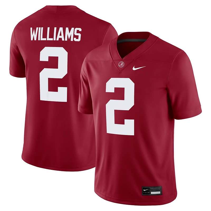 Men's Nike Ryan Williams Crimson Alabama Crimson Tide NIL Football Game Jersey