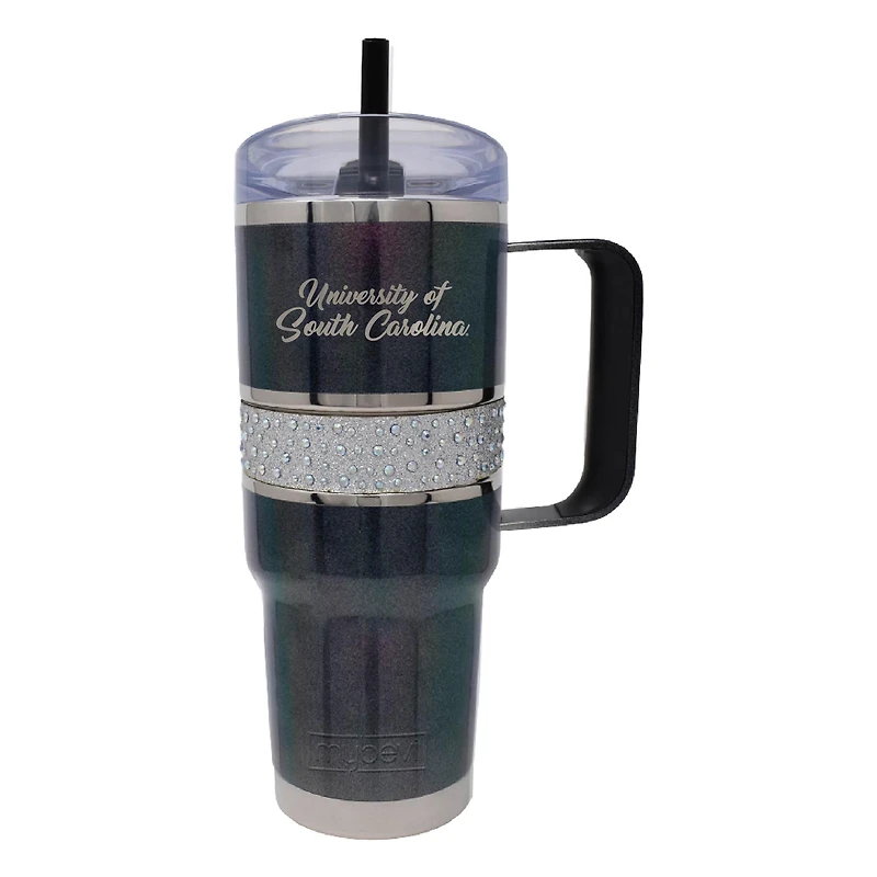 South Carolina Gamecocks 32oz. MyBevi Rhinestone Hollywood Travel Mug