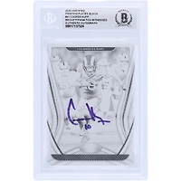 Cooper Kupp Los Angeles Rams Autographed 2020 Panini Certified Black Printing Plate #41 #1/1 Beckett Fanatics Witnessed Authenticated Card