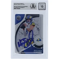 Matthew Stafford Los Angeles Rams Autographed 2022 Panini Elements #69 #/199 Beckett Fanatics Witnessed Authenticated 10 Card