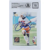 Derrick Brooks Tampa Bay Buccaneers Autographed 1995 Upper Deck #21 Beckett Fanatics Witnessed Authenticated 10 Rookie Card