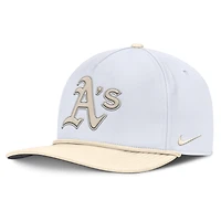 Men's Nike  White/Cream Athletics Pro Performance Snapback Hat