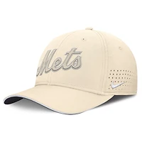 Men's Nike  Cream New York Mets Rise Performance Flex Hat