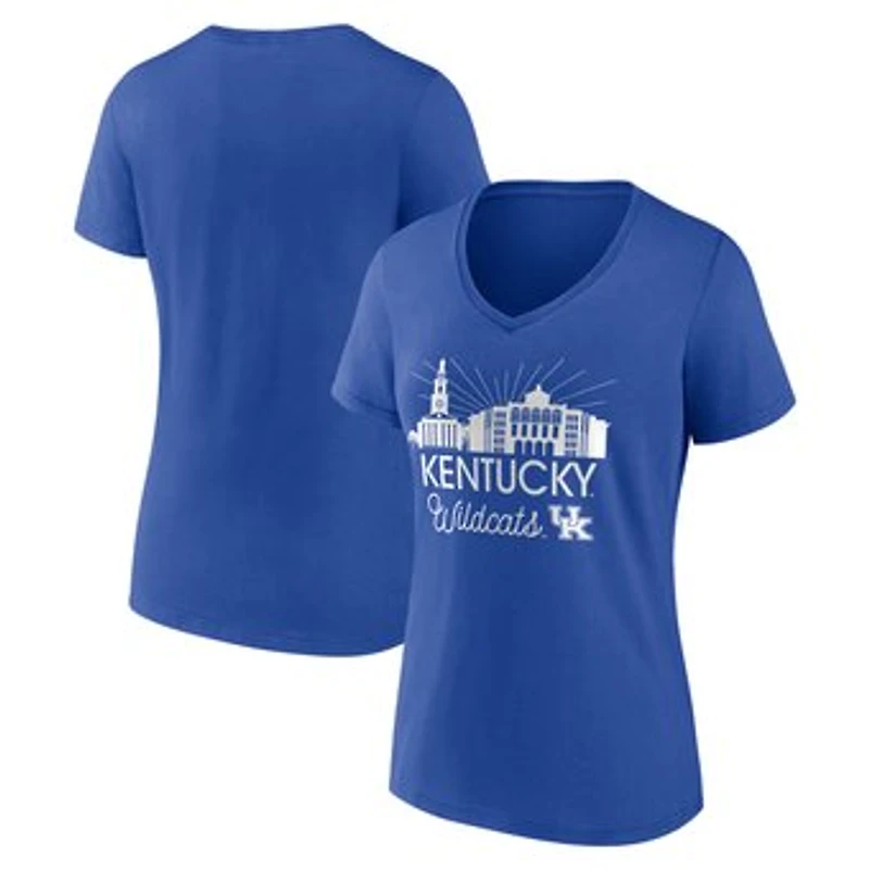 Women's Fanatics Royal Kentucky Wildcats Fundamentals Region Draw T-Shirt