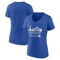 Women's Fanatics  Royal Kentucky Wildcats Fundamentals Region Draw T-Shirt