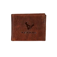 Houston Texans Bi-Fold Leather Passcase Wallet
