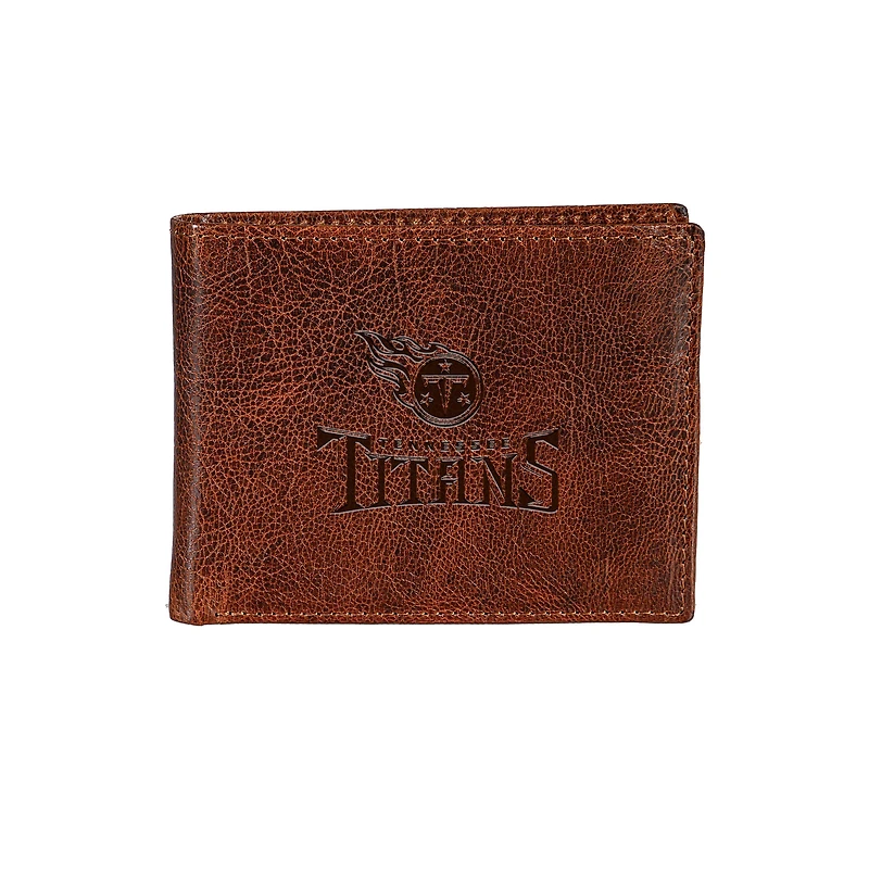 Tennessee Titans Bi-Fold Leather Passcase Wallet