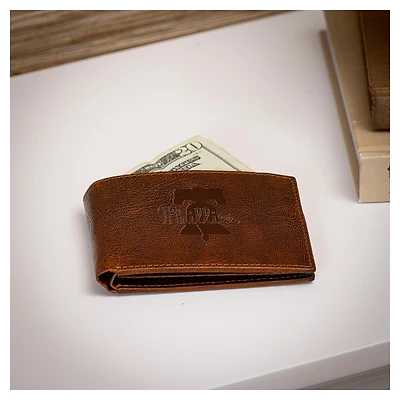 Philadelphia Phillies Bi-Fold Leather Passcase Wallet