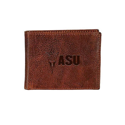 Arizona State Sun Devils Bi-Fold Leather Passcase Wallet