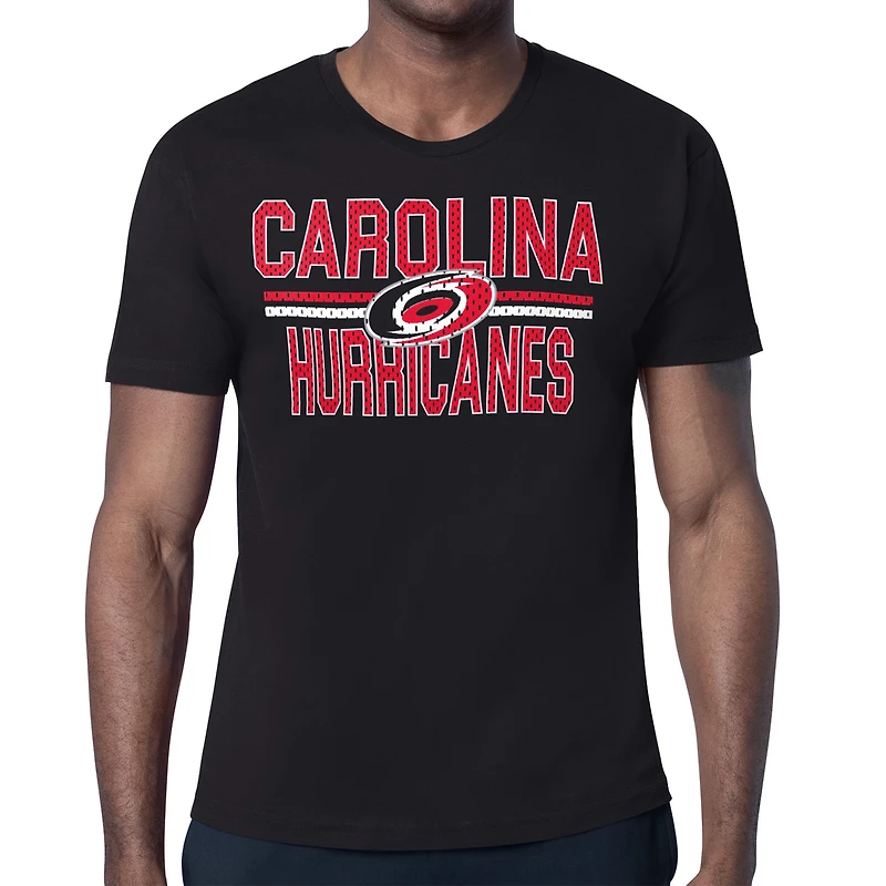 Men's Starter Carolina Hurricanes Mesh Look Team Name T-Shirt