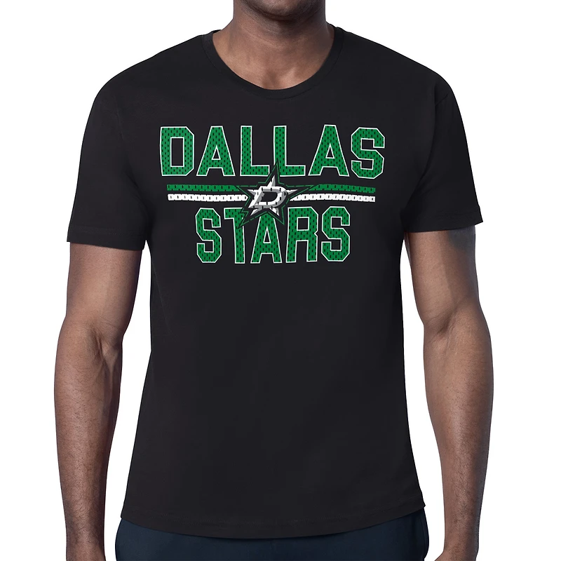 Men's Starter Dallas Stars Mesh Look Team Name T-Shirt