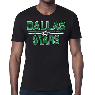 Men's Starter Dallas Stars Mesh Look Team Name T-Shirt