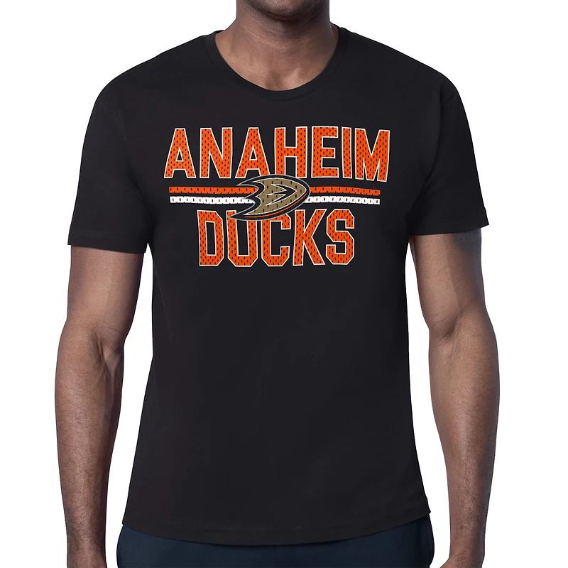 Men's Starter Anaheim Ducks Mesh Look Team Name T-Shirt