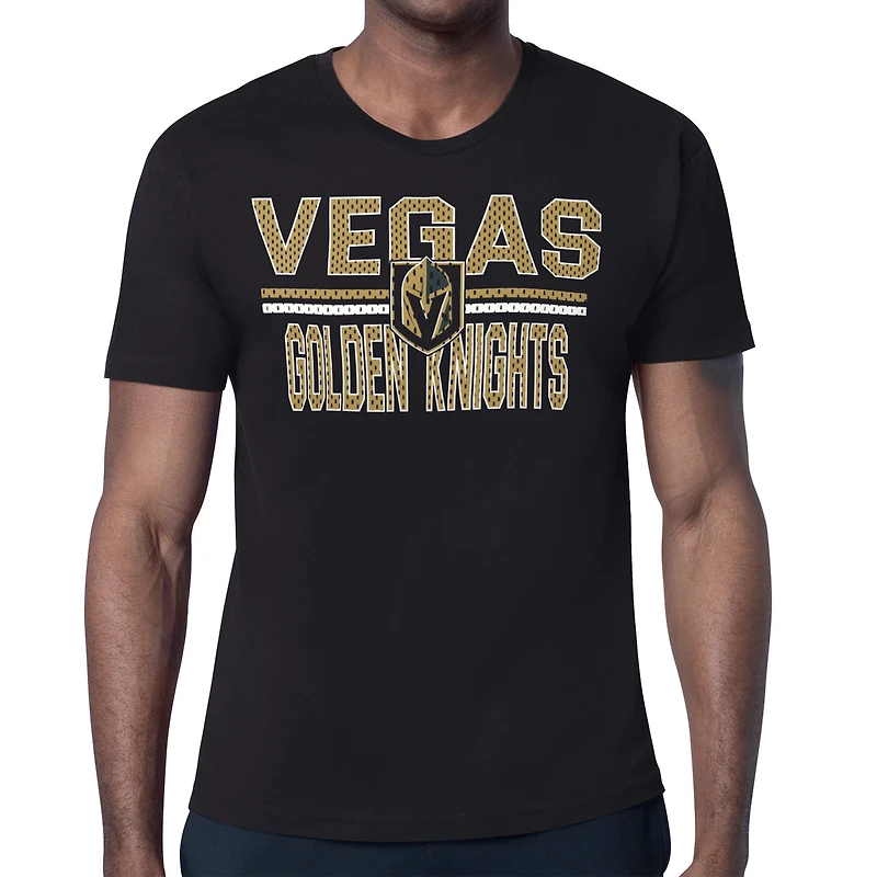 Men's Starter Vegas Golden Knights Mesh Look Team Name T-Shirt