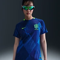 Women's Nike Blue Brazil Women's National Team 2025/26 Away Replica Jersey