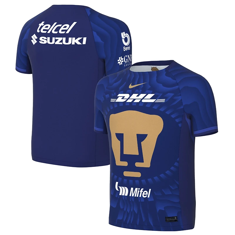 Youth Nike Royal Pumas 2025/26 Away Replica Jersey