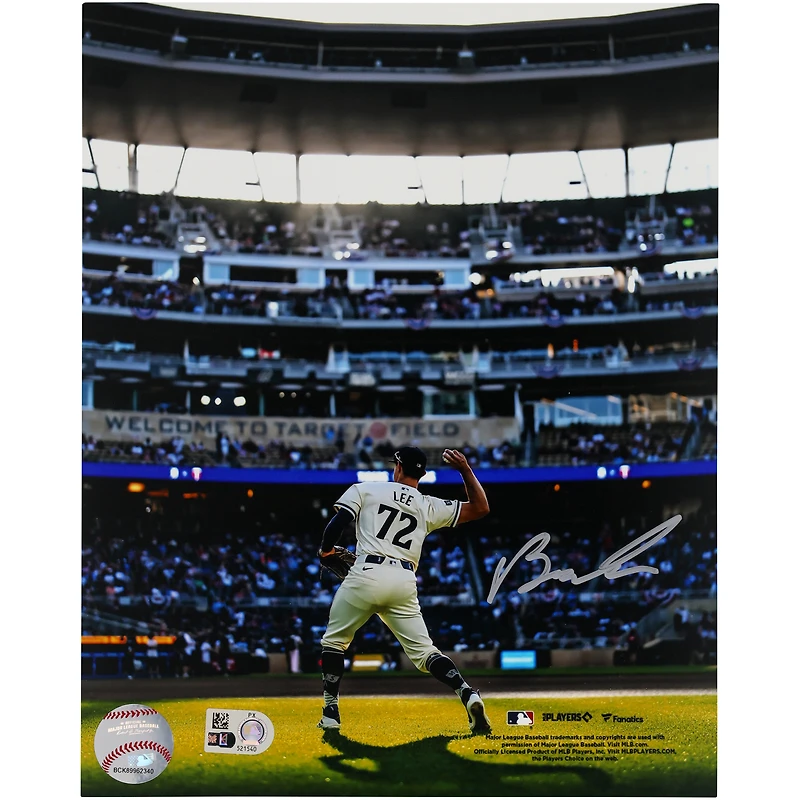 Brooks Lee Minnesota Twins Autographed 8" x 10" Throwing in MLB Debut Photograph