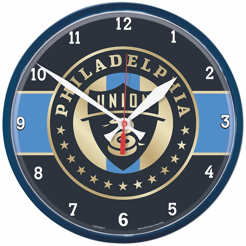WinCraft Philadelphia Union 12.75” Round Wall Clock