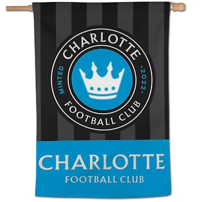 WinCraft Charlotte FC Two-Sided 28" x 40" Applique Banner