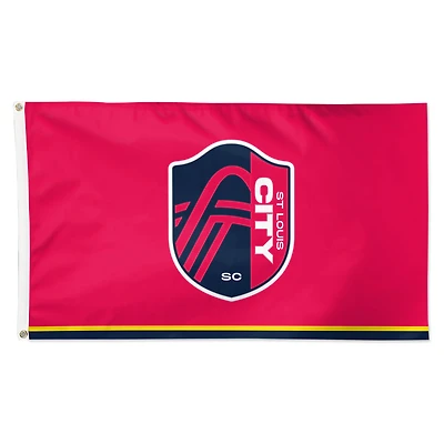 WinCraft St. Louis City SC Two-Sided 3' x 5' Applique Flag