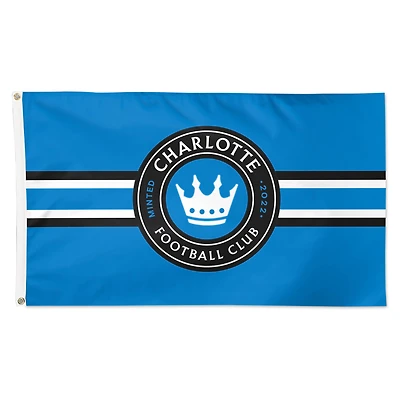 WinCraft Charlotte FC Two-Sided 3' x 5' Applique Flag